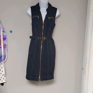 INC International Concepts Denim Dress 8